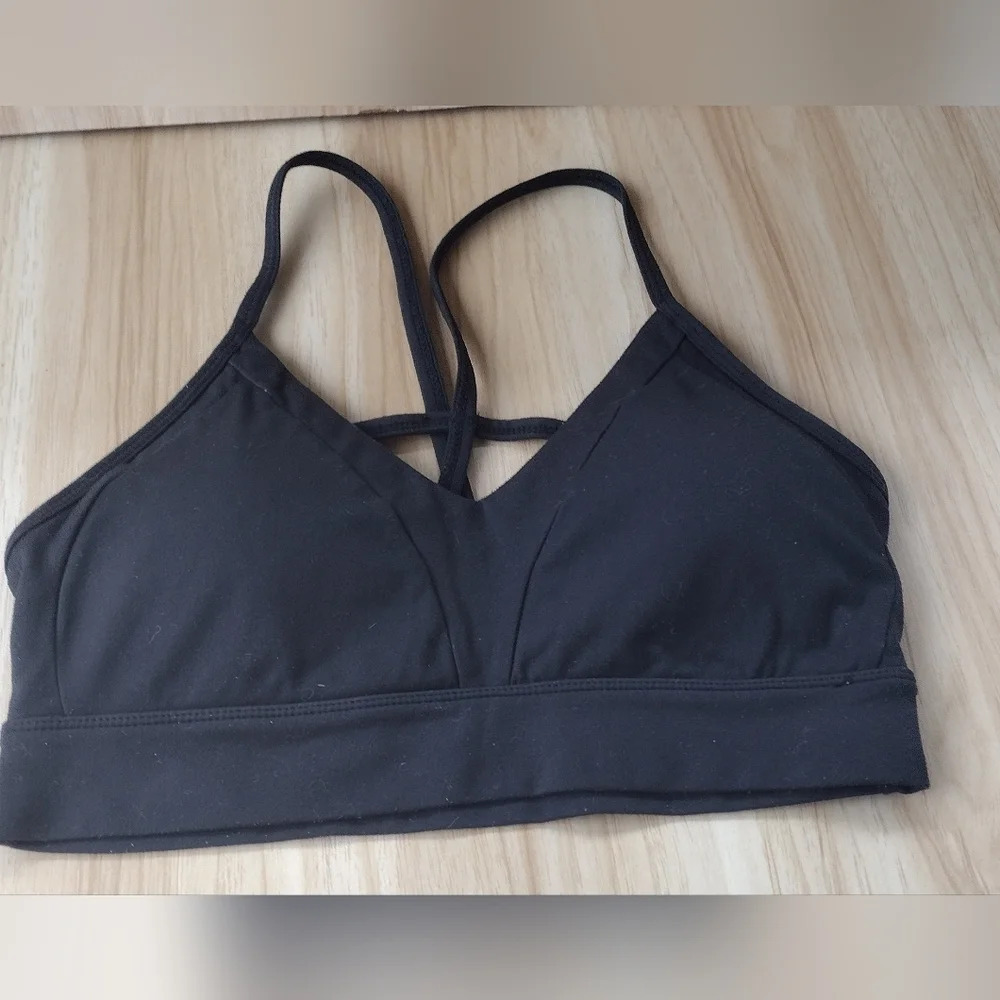 BALANCE ATHLETICA SPORTS BRA BLACK SZ Small